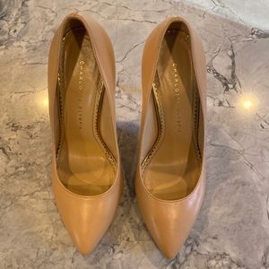 Charlotte Olympia Monroe heels- Nude- Size 38